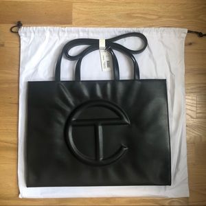 TELFAR LARGE Black Shopping Bag- NEW&IN HAND!
